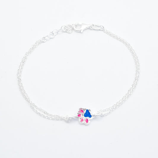 Pulsera Huellita Rosa
