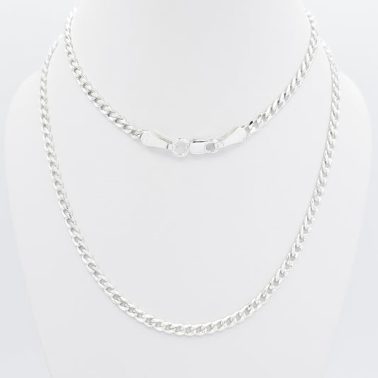 Cadena Cubana Diamantada 3mm