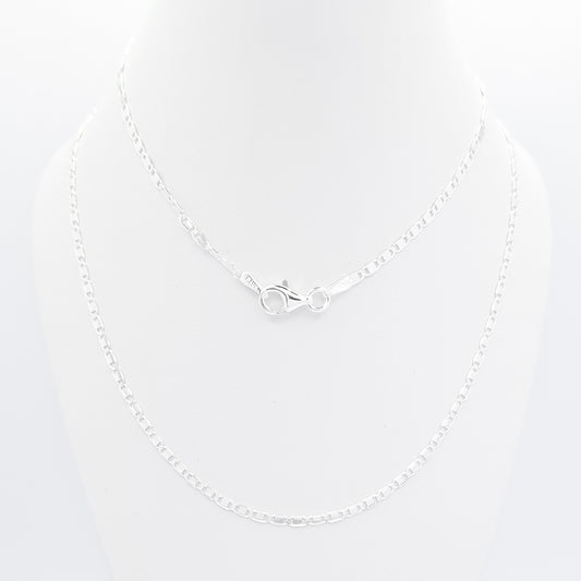 Cadena Planchada Diamantada 2mm