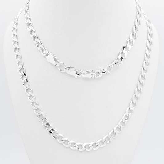 Cadena Cubana Lisa 5mm