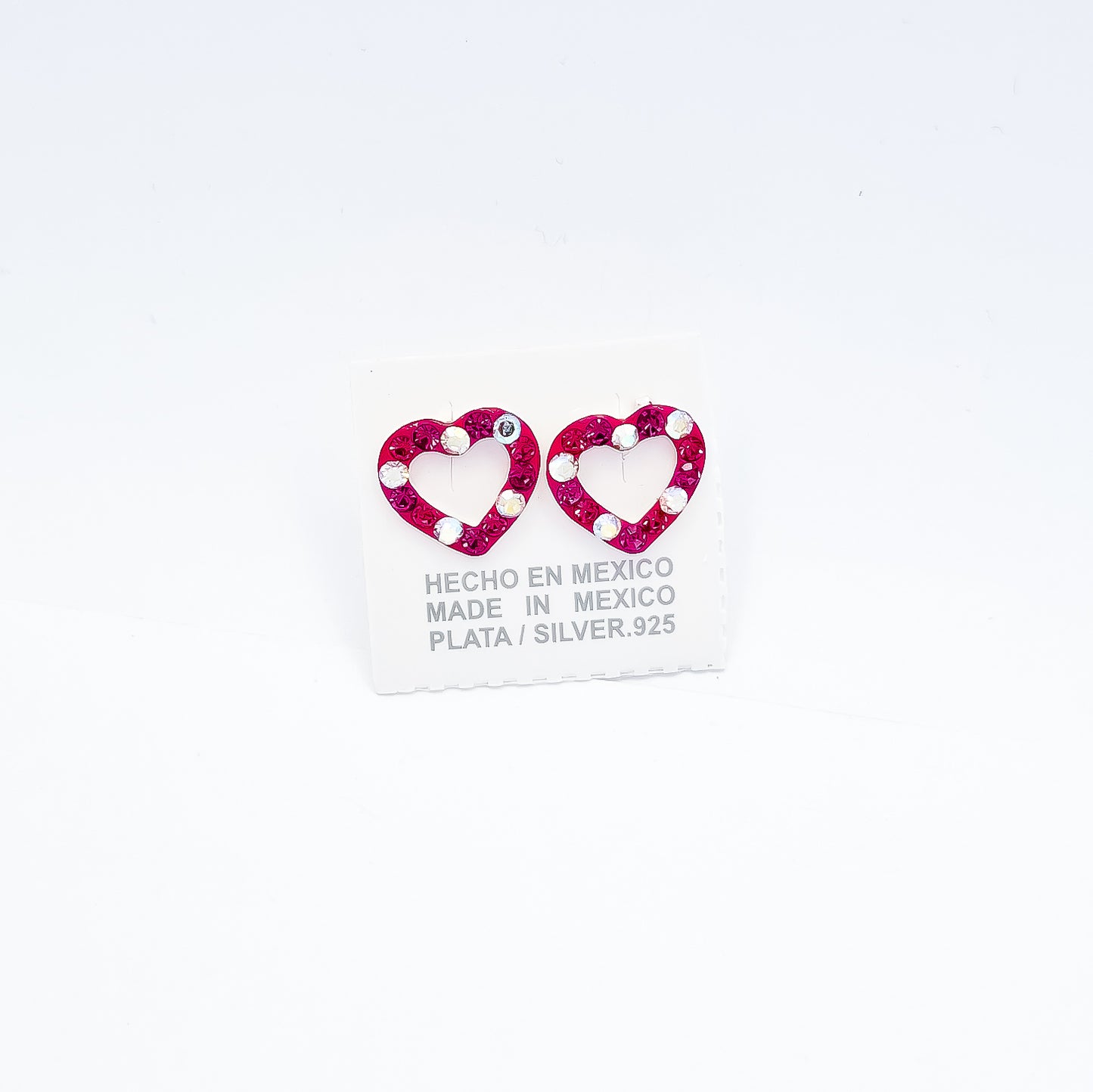 Arete Corazon Rosa