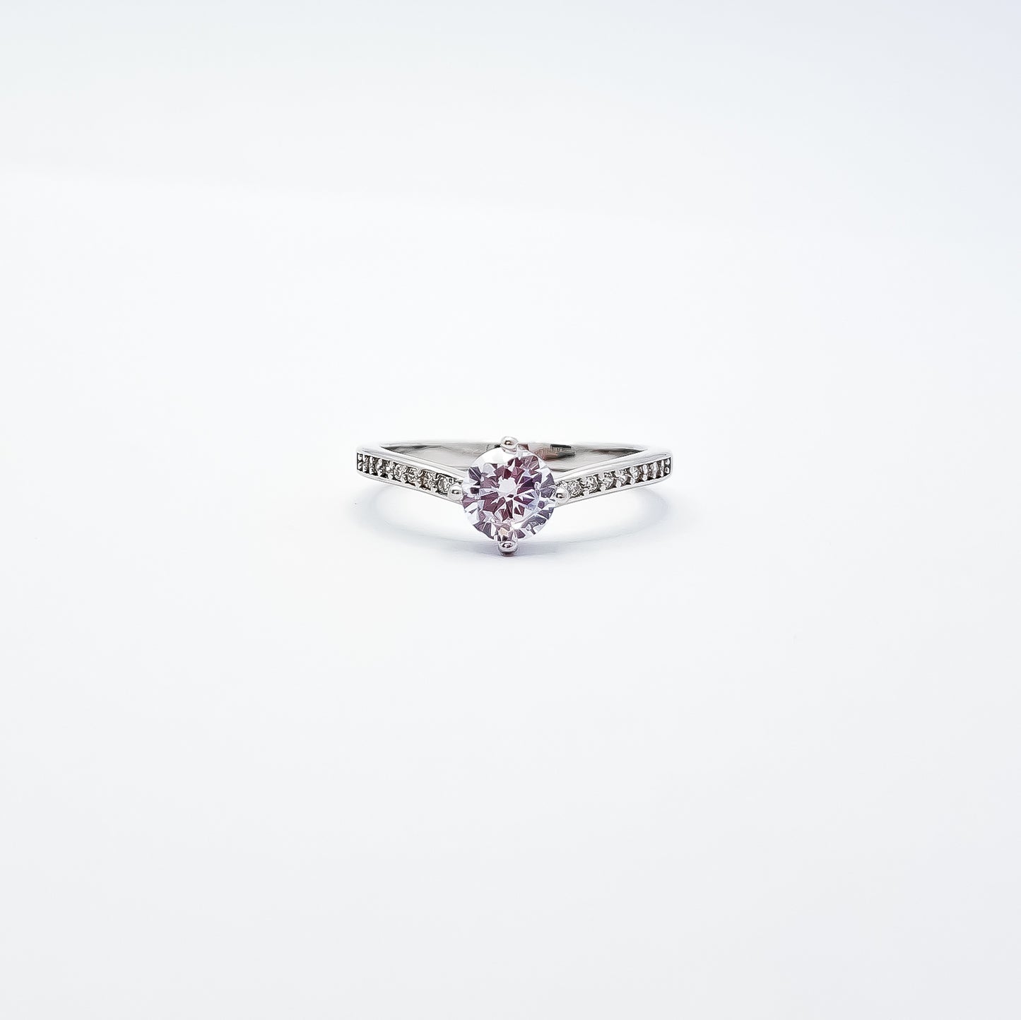 Anillo Zirconia Redondo