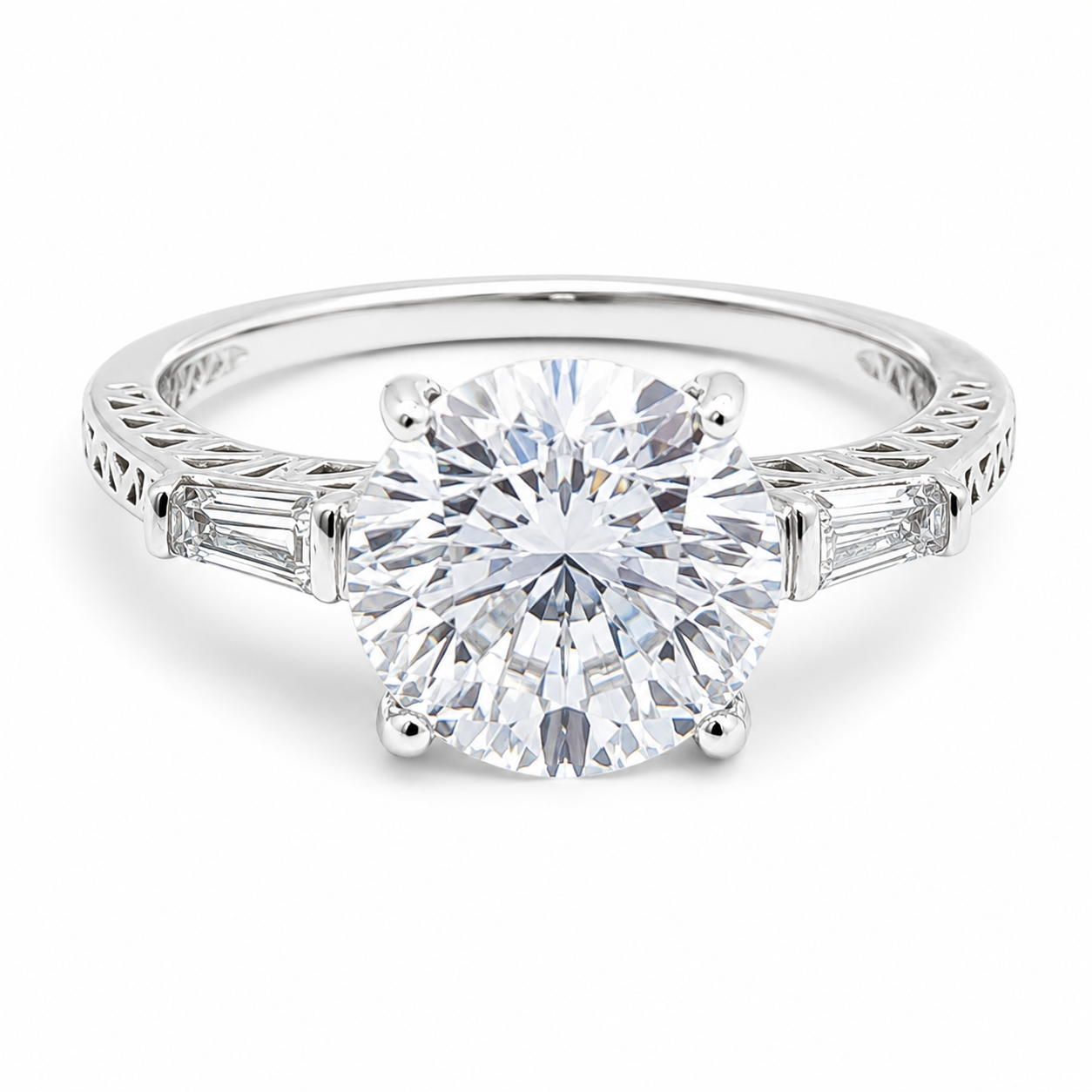 Anillo Zirconia Blanca