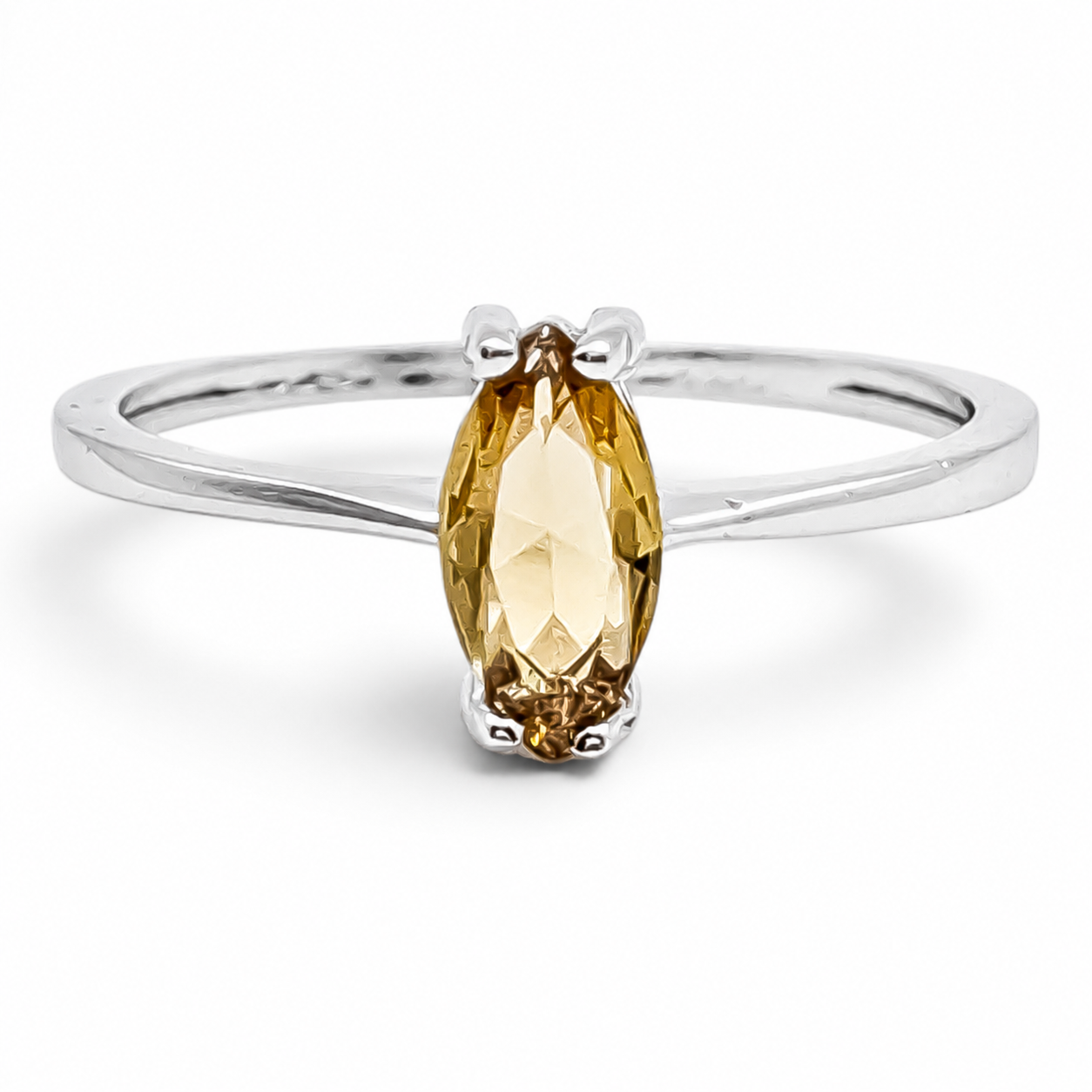 Anillo Semilla Zultanita Plata Ley 925