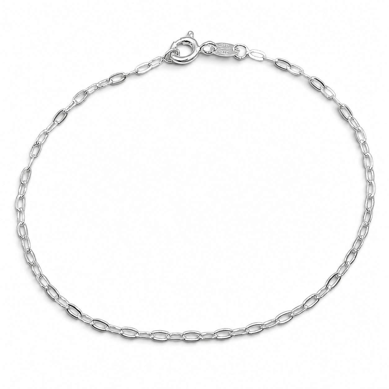 Pulsera Tipo Clip Plata Ley 925