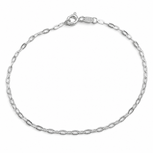 Pulsera Tipo Clip Plata Ley 925