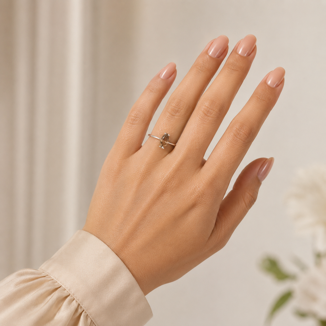 Anillo Semilla Zultanita Plata Ley 925