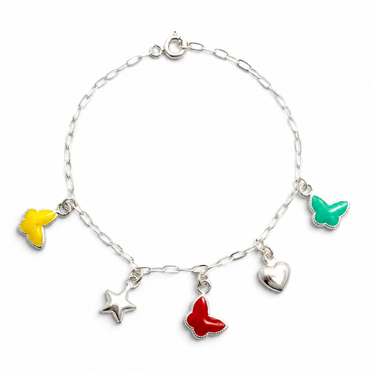 Pulsera Mariposa Multicolor