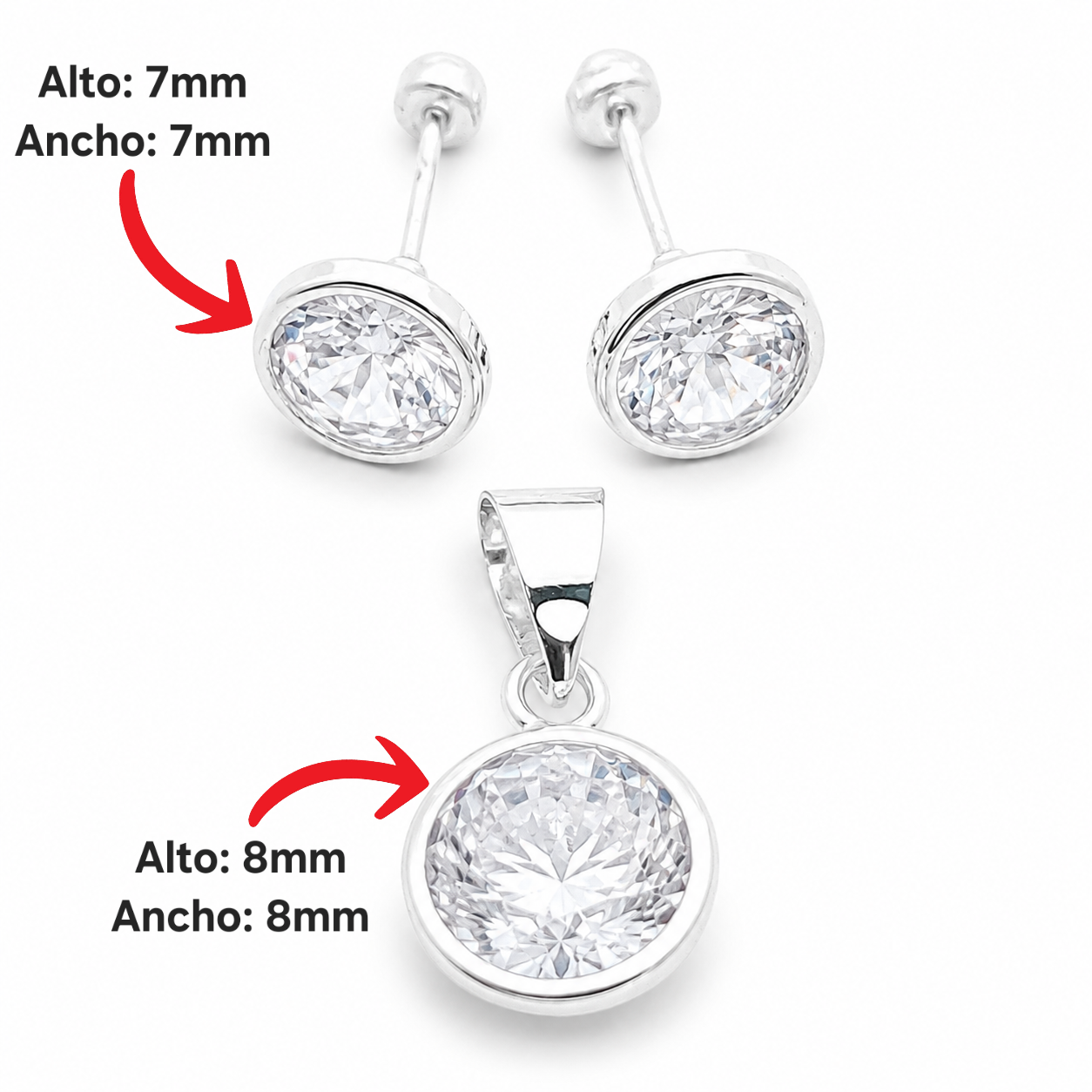 Set Circulo Blanco