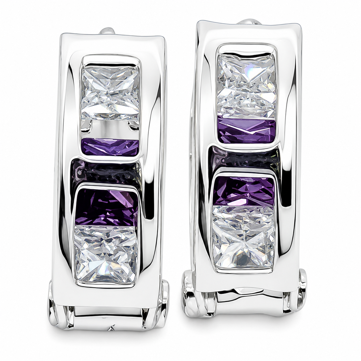 Hugguies Mini Zirconia Plata Ley 925