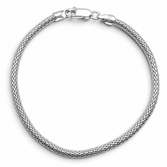 Pulsera Espuma Plata Ley 925