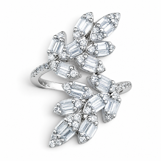 Anillo Hojas Ajustable