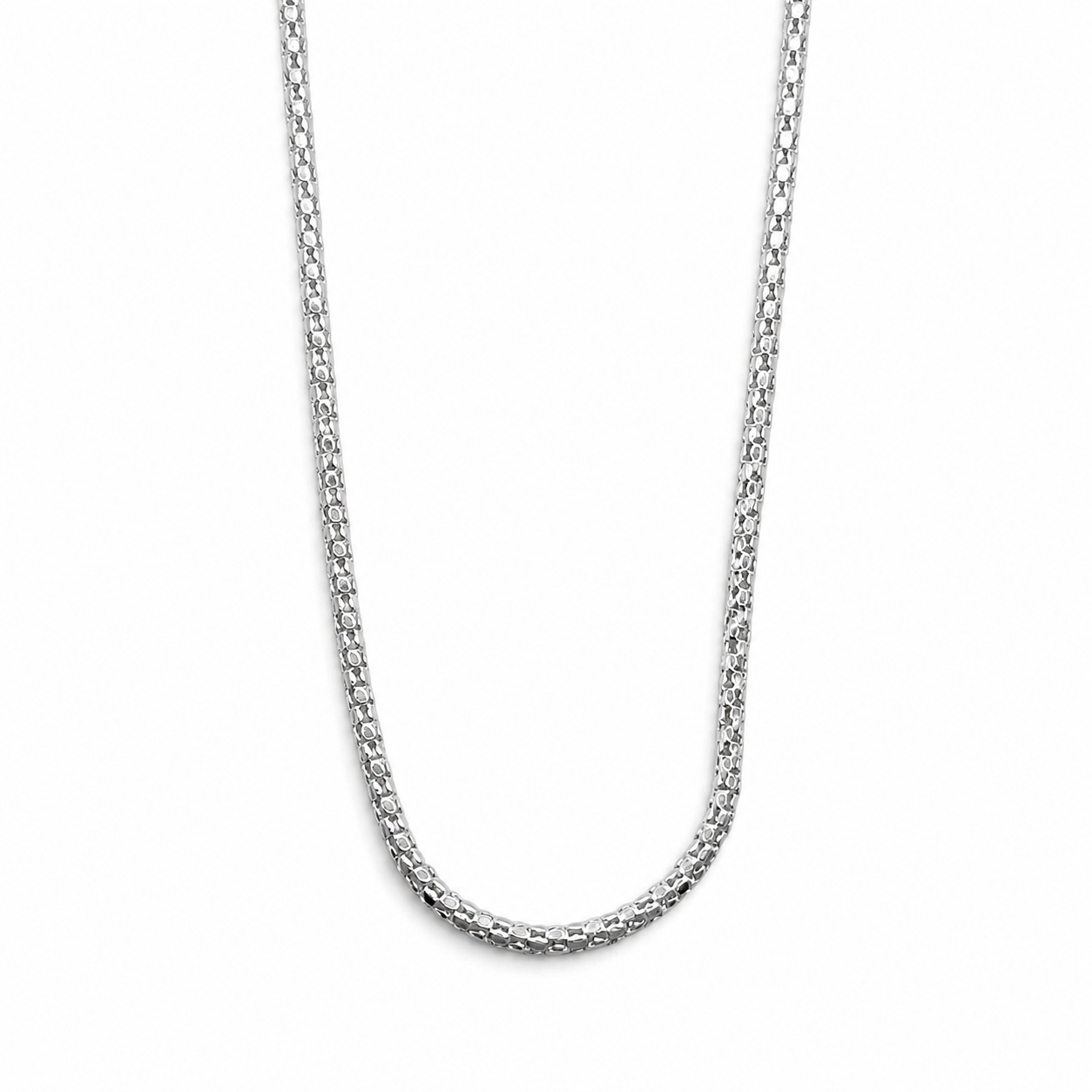 Cadena 1mm Plata Ley 925