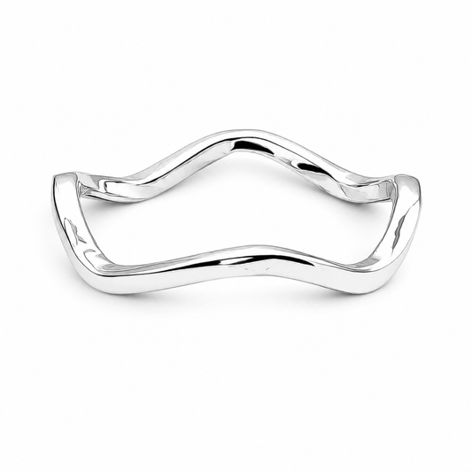 Anillo Olas Plata Ley 925