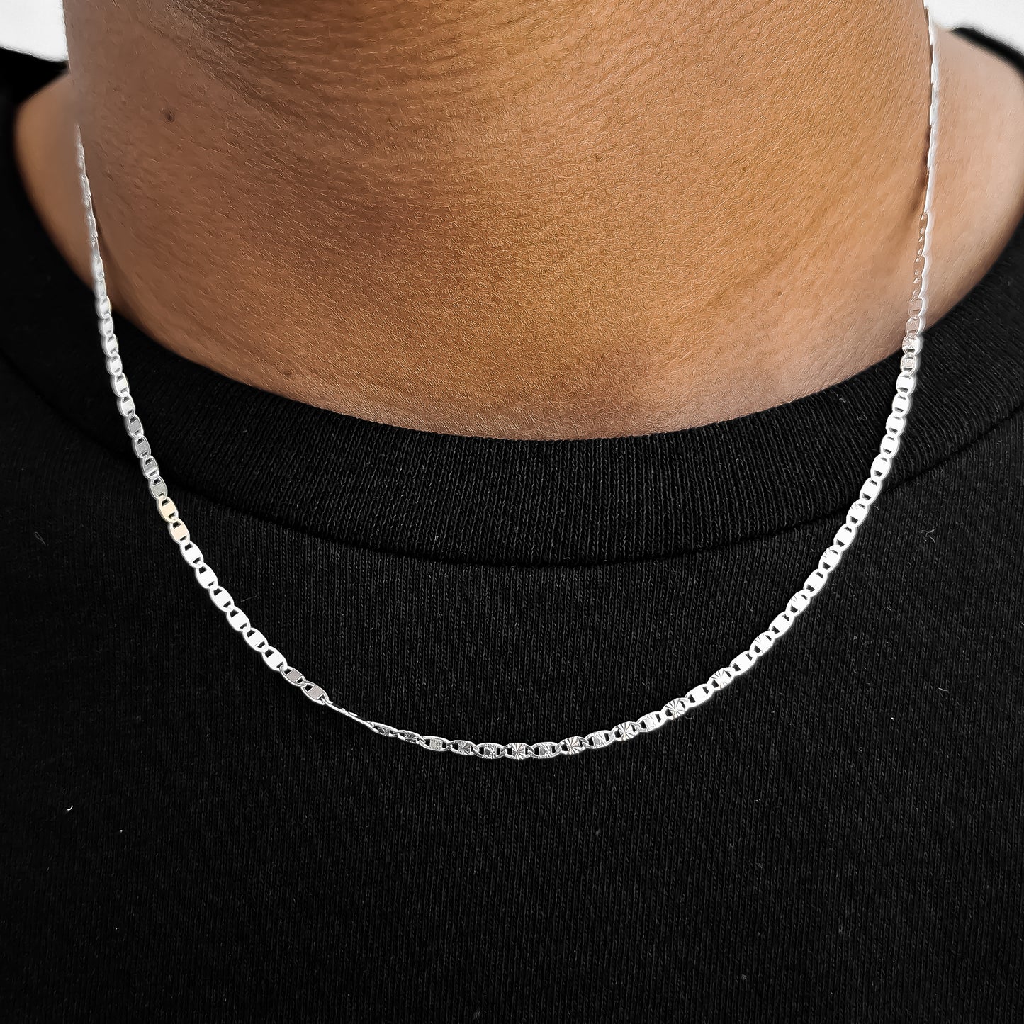 Cadena Ligera 2mm Plata Ley 925