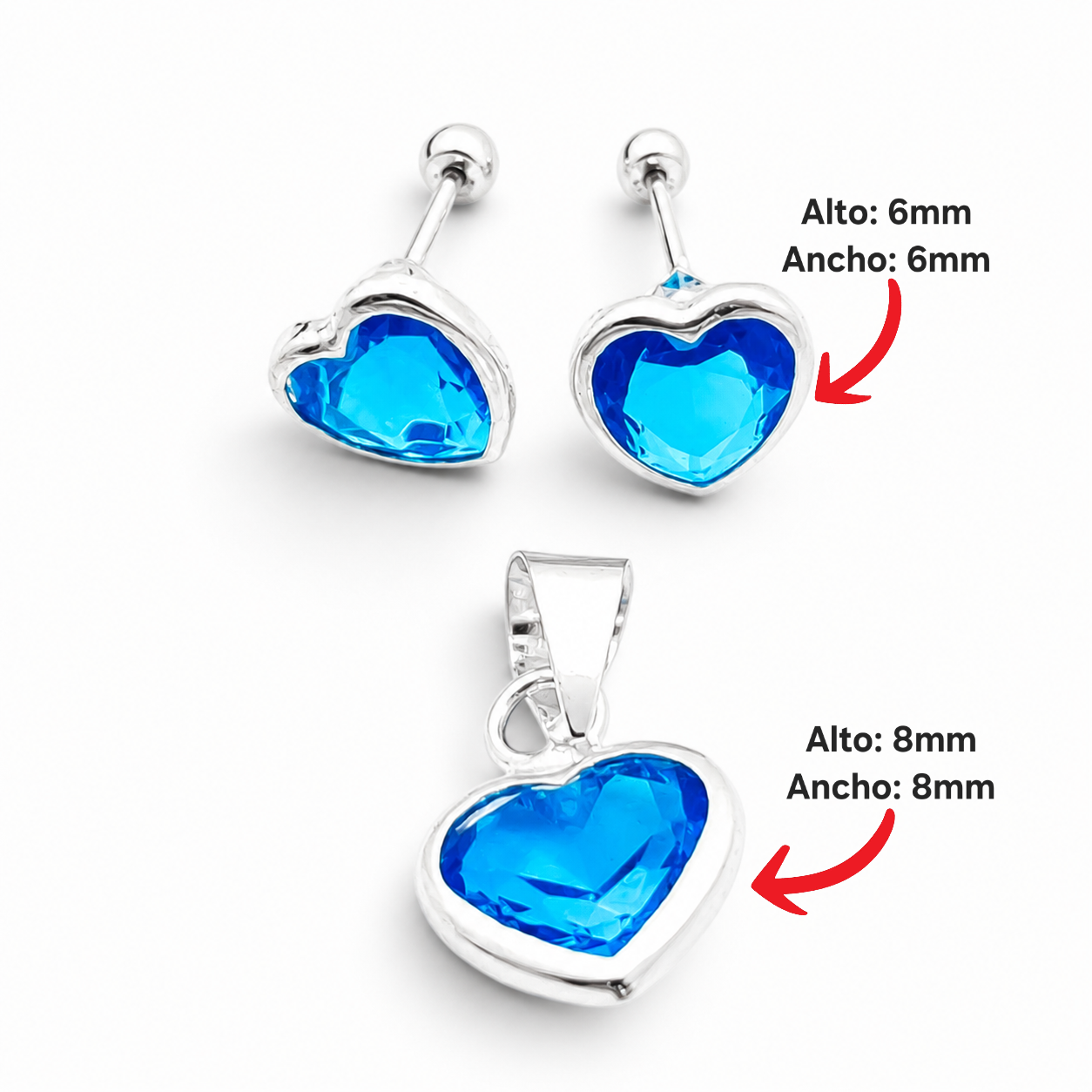 Set Corazon Azul
