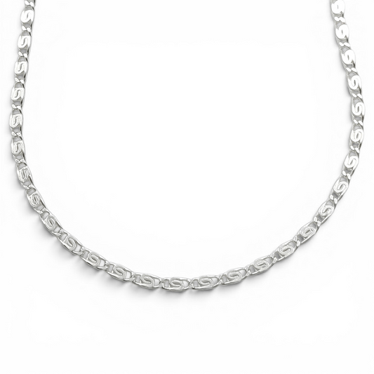 Cadena Egipcio 1mm Plata Ley 925