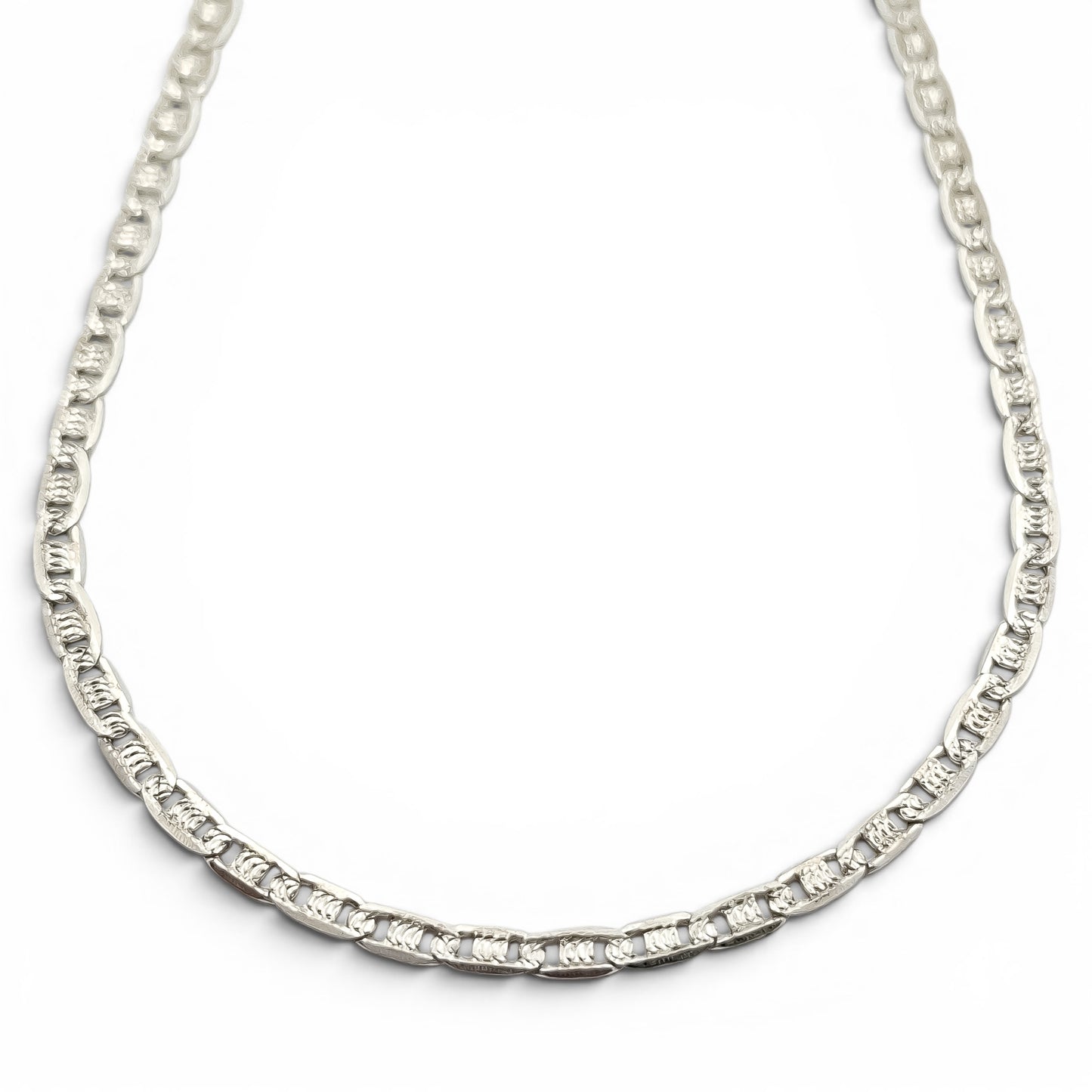 Cadena Planchada 3mm Plata Ley 925