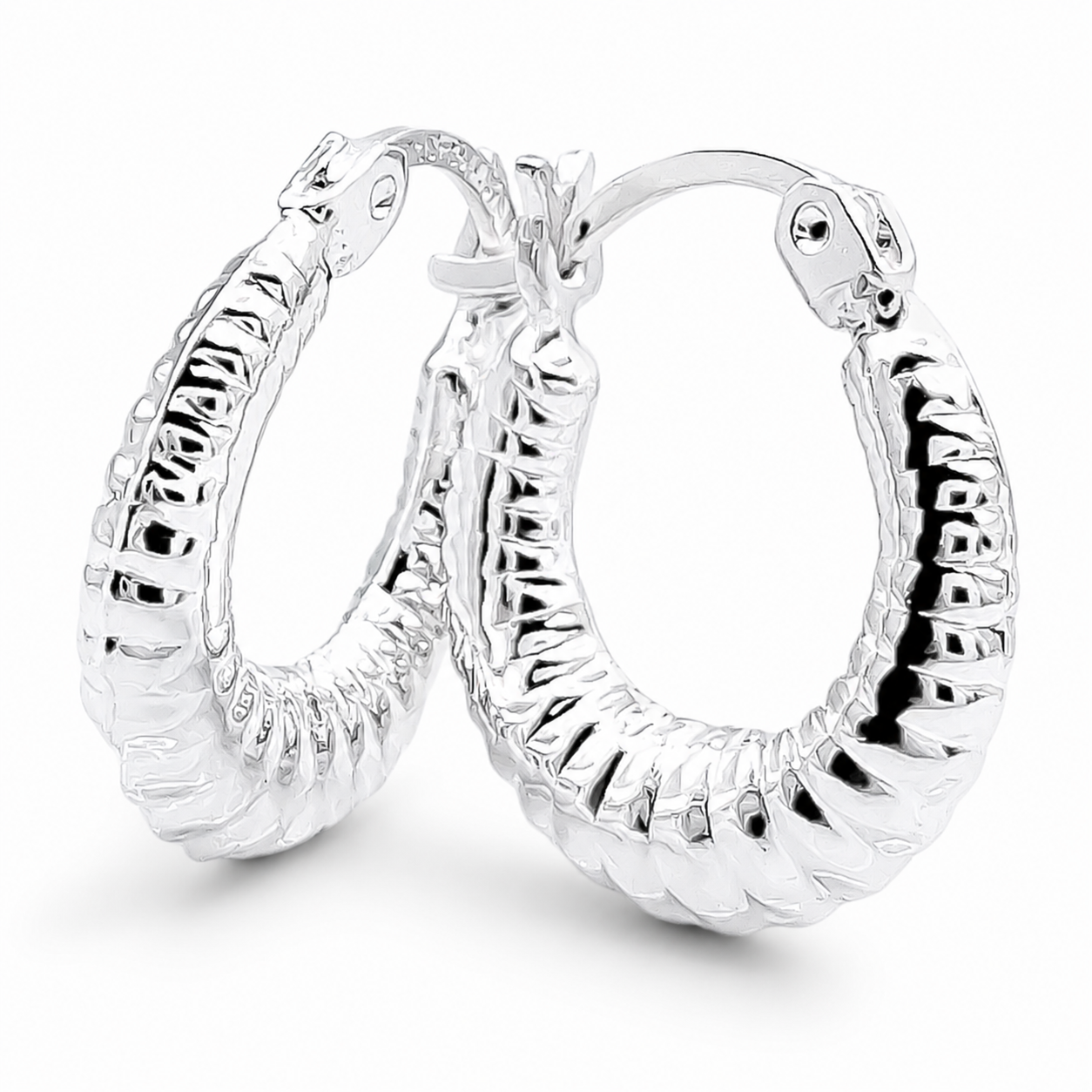 Arracada Chica Plata Ley 925