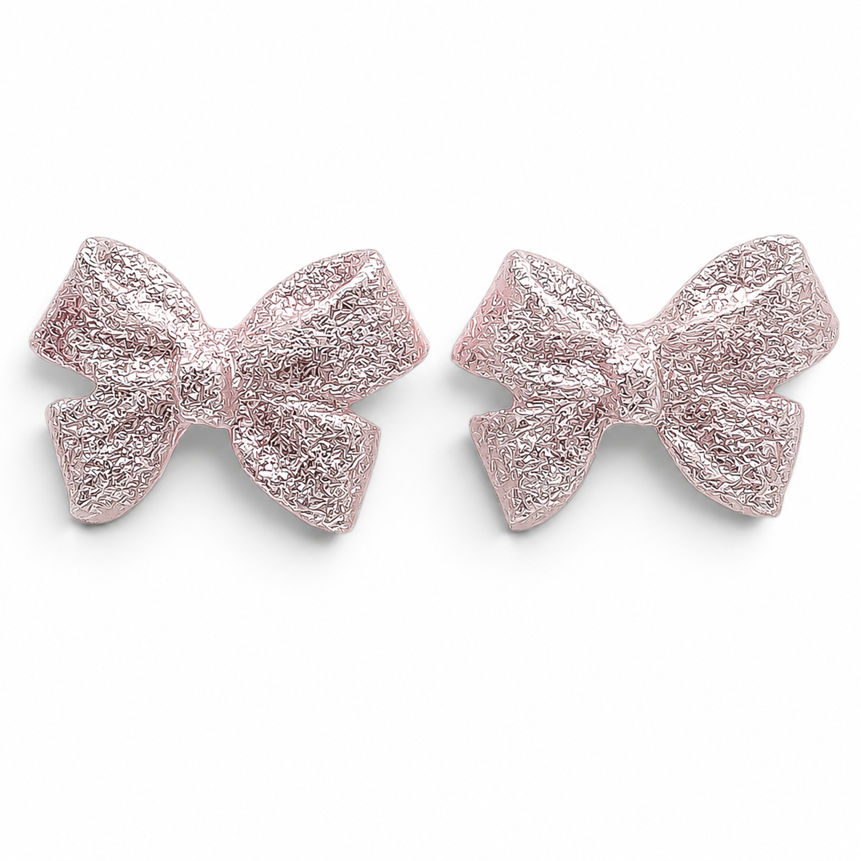 Broquel Moño Rosa Plata Ley 925