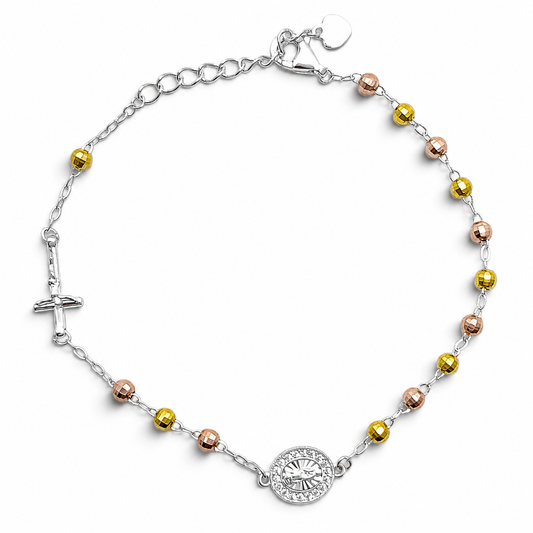 Pulsera Virgen Bicolor
