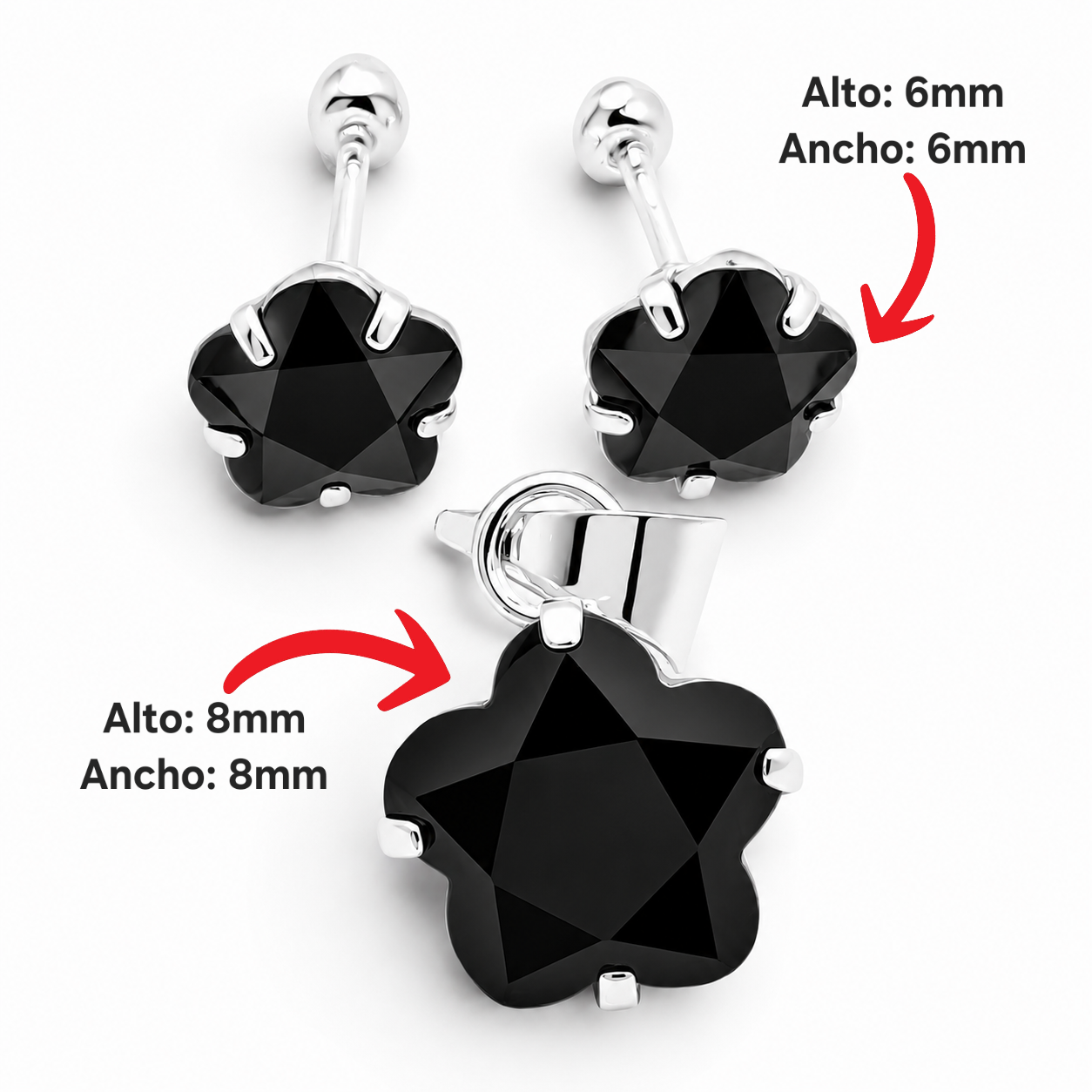Set Flor Oscuro
