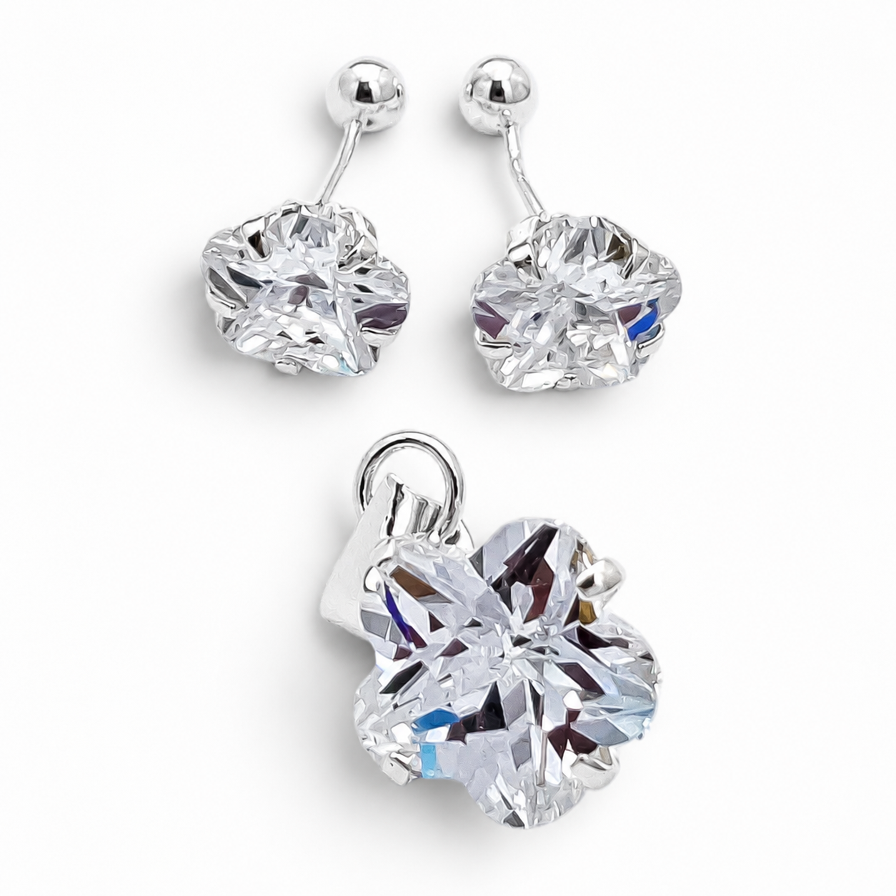 Set Flor Blanco