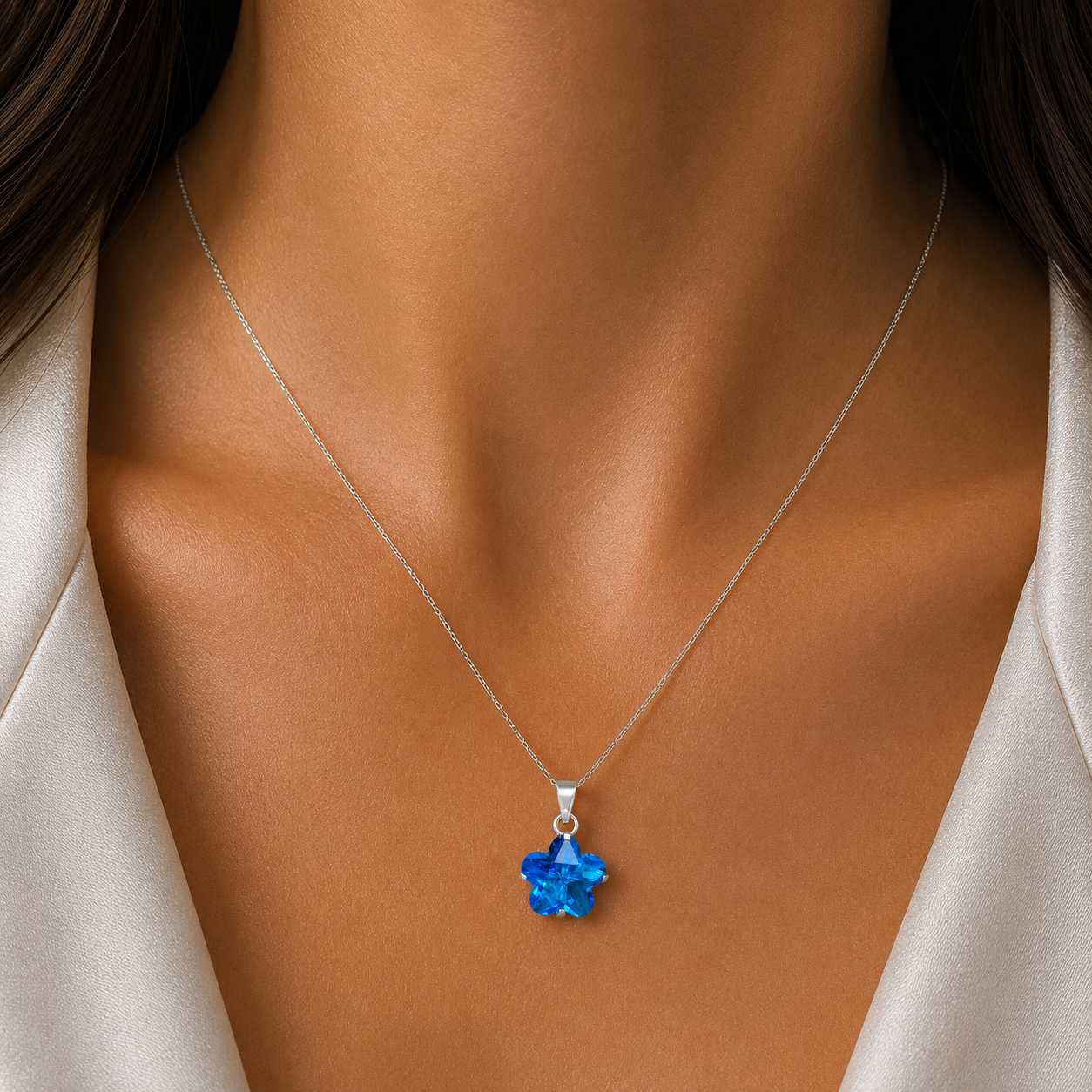 Set Flor Azul