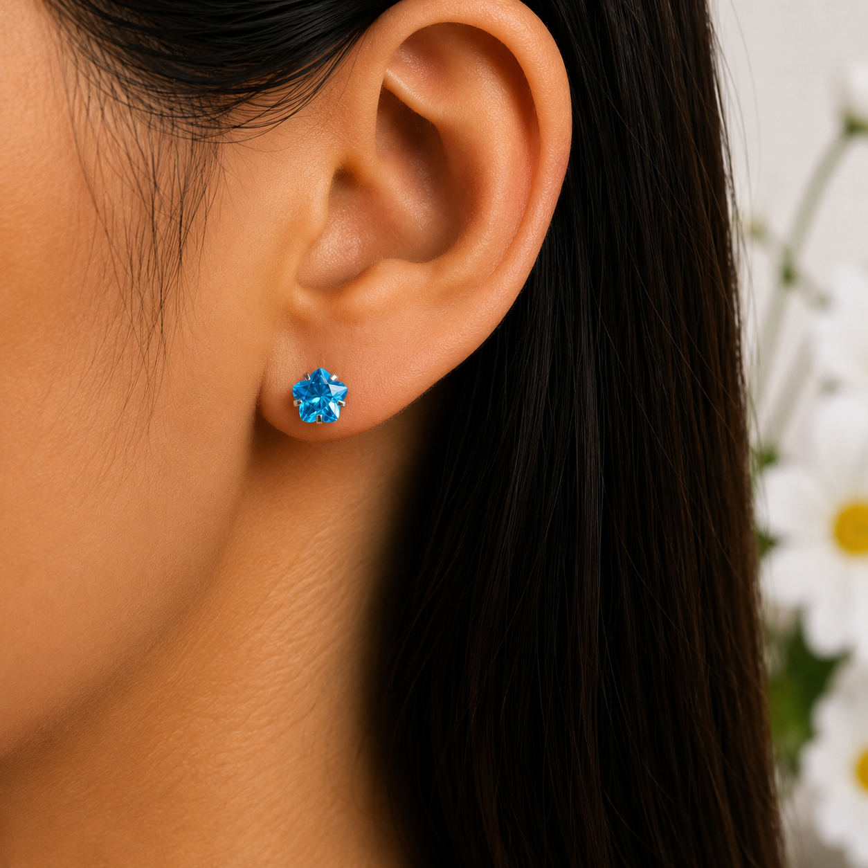 Set Flor Azul