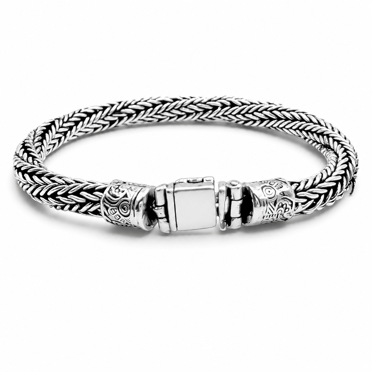 Pulso 7mm Plata Ley 925