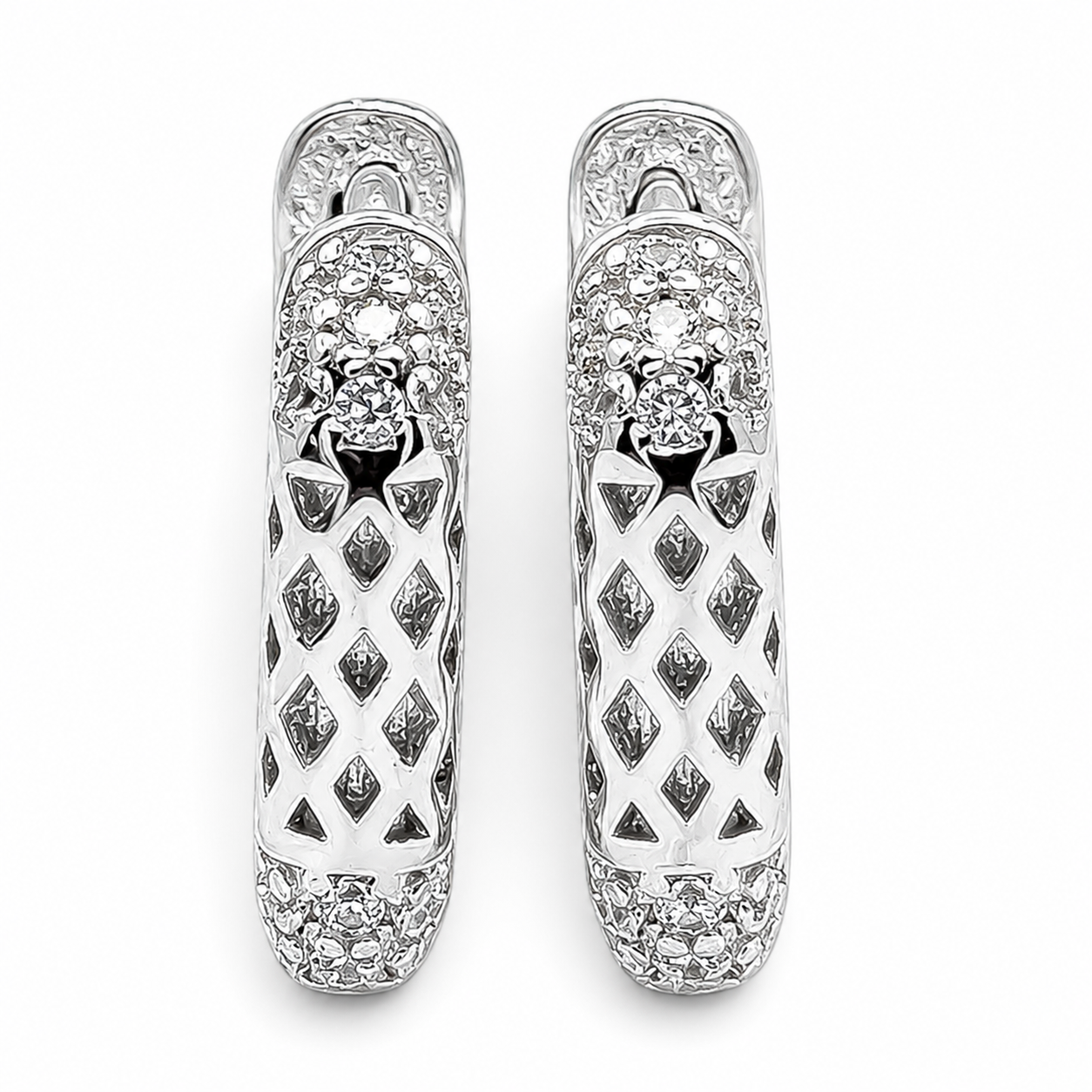 Hugguies Cuadro Zirconia Plata Ley 925