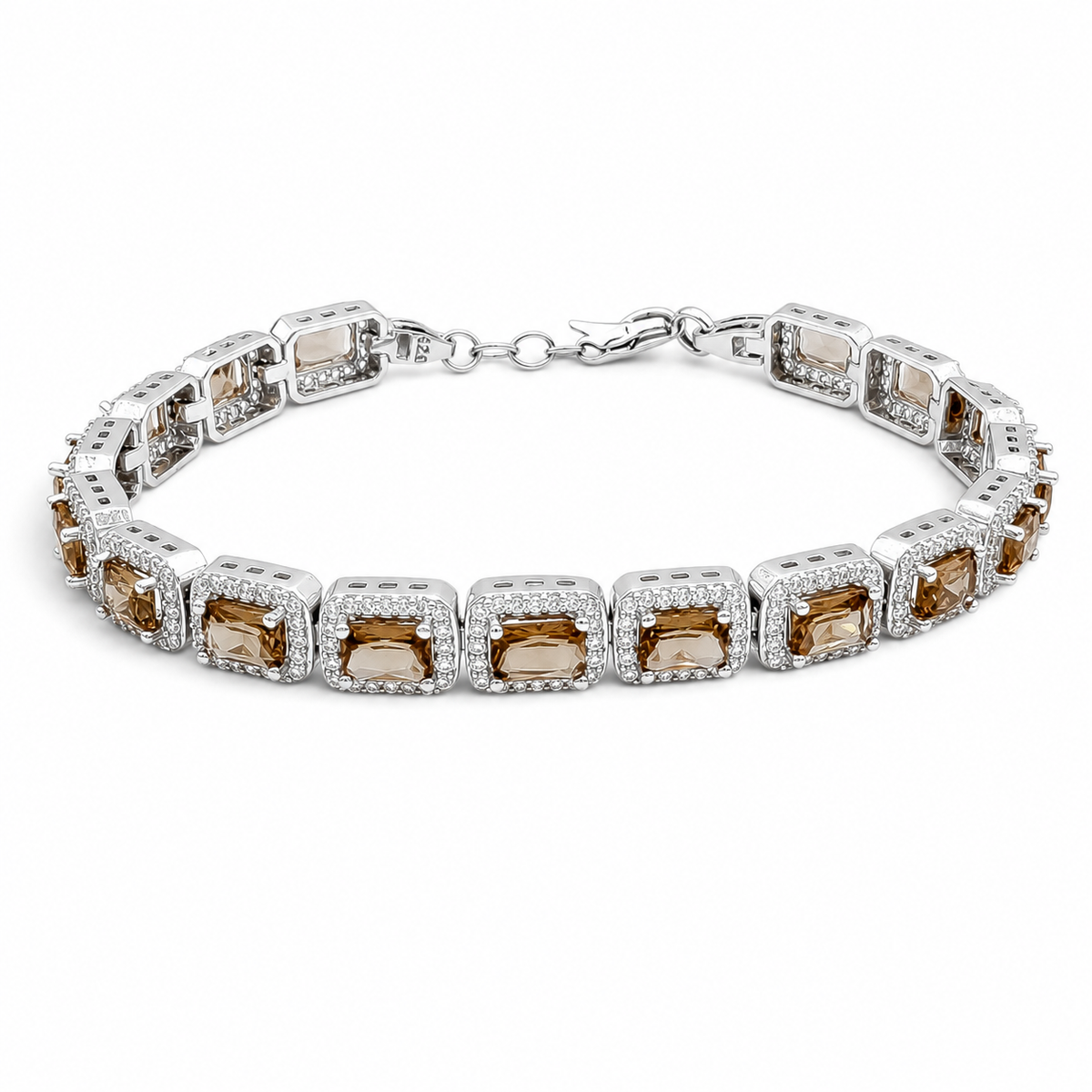 Pulsera Cuadro Zultanita Plata Ley 925