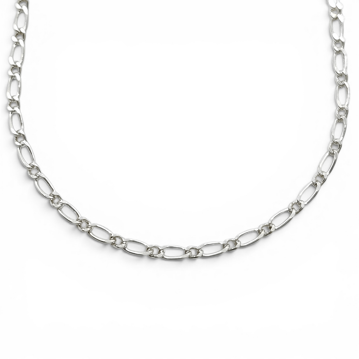 Cadena 1x1 2mm Plata Ley 925