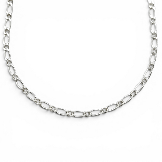 Cadena 1x1 2mm Plata Ley 925