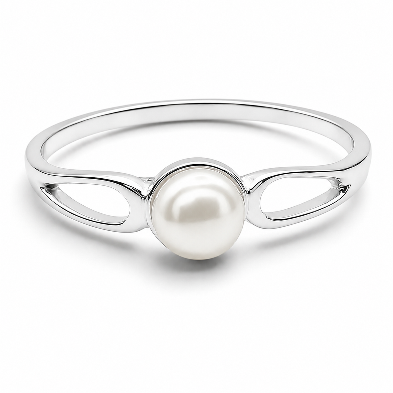 Anillo Perla Plata Ley 925