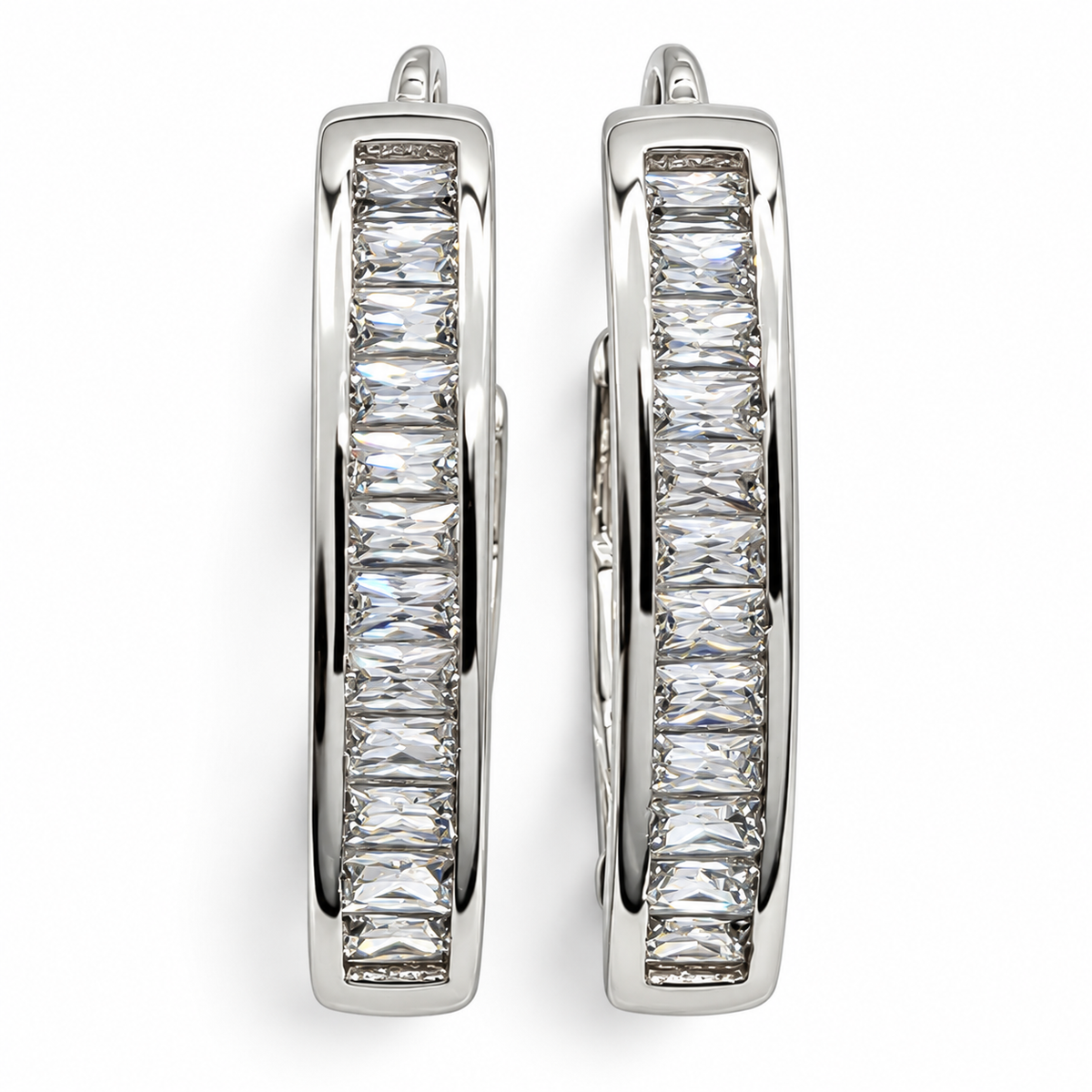 Hugguies Zirconia Plata Ley 925