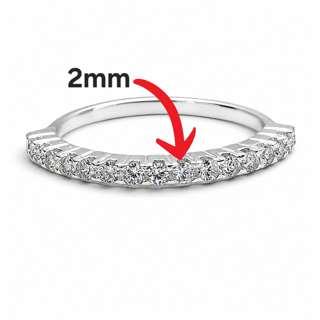 Anillo Zirconia Blanca Plata Ley 925