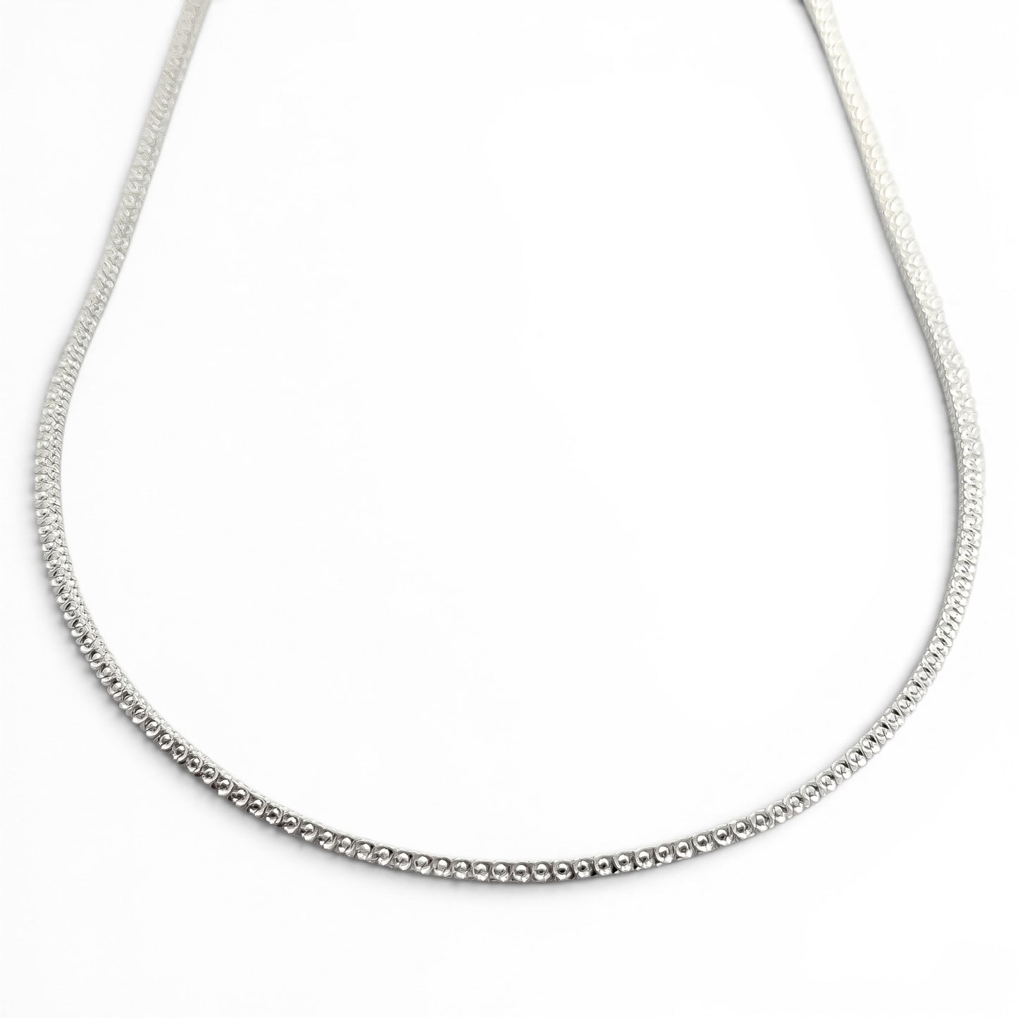 Cadena Ligera 1mm Plata Ley 925