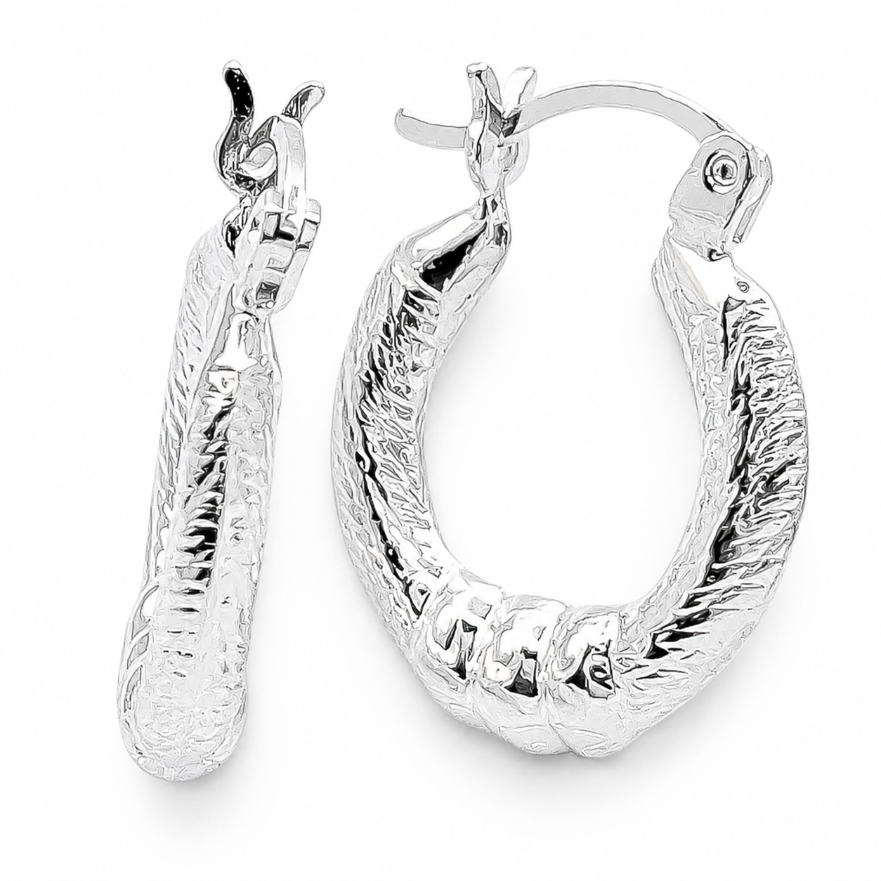 Arracada Canasta Plata Ley 925