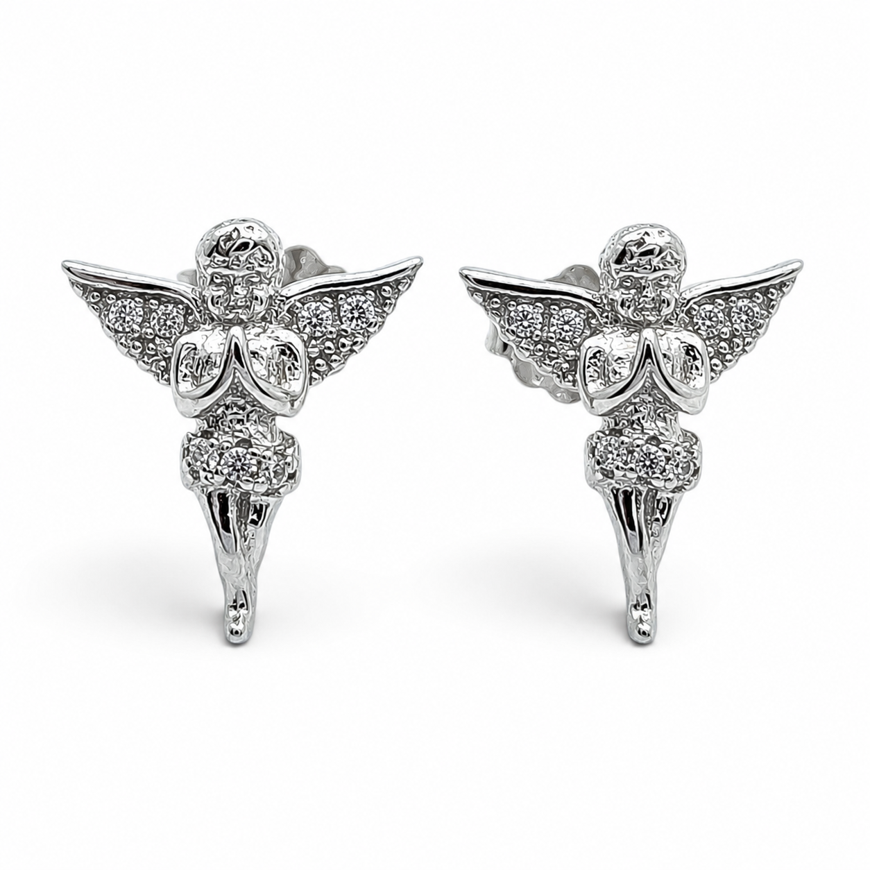 Arete Angel Zirconia Plata Ley 925