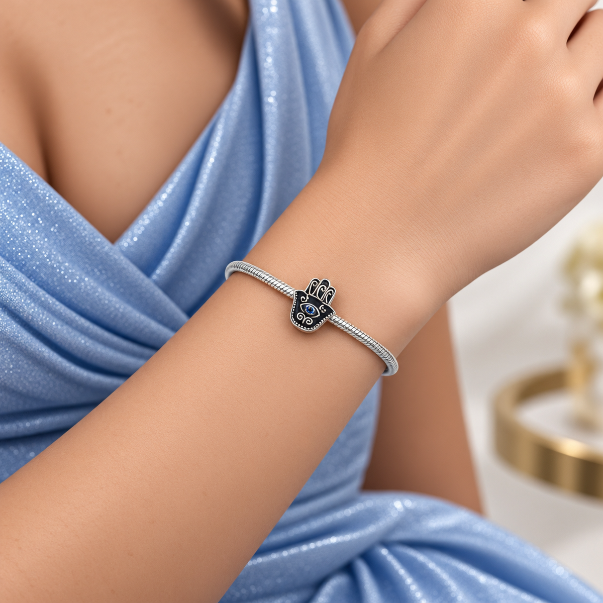 Charm Mano de Fatima Plata Ley 925