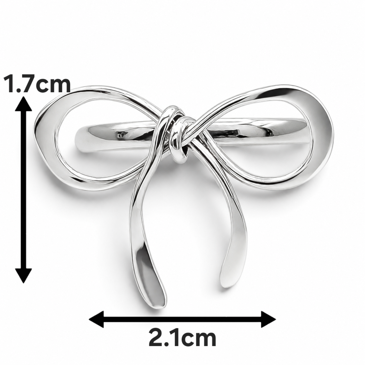 Anillo Moño Plata Ley 925