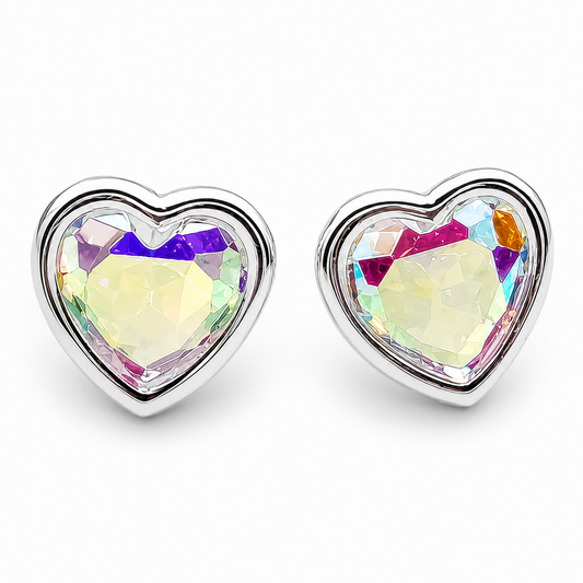 Broquel Corazon Plata Ley 925