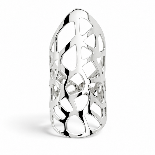 Anillo Monica Plata Ley 925