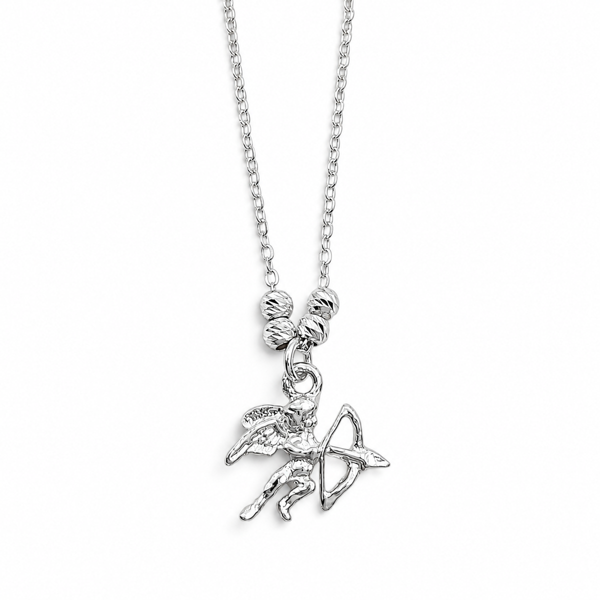 Collar Angel Arco Plata Ley 925