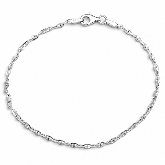 Pulsera Escalera Plata Ley 925