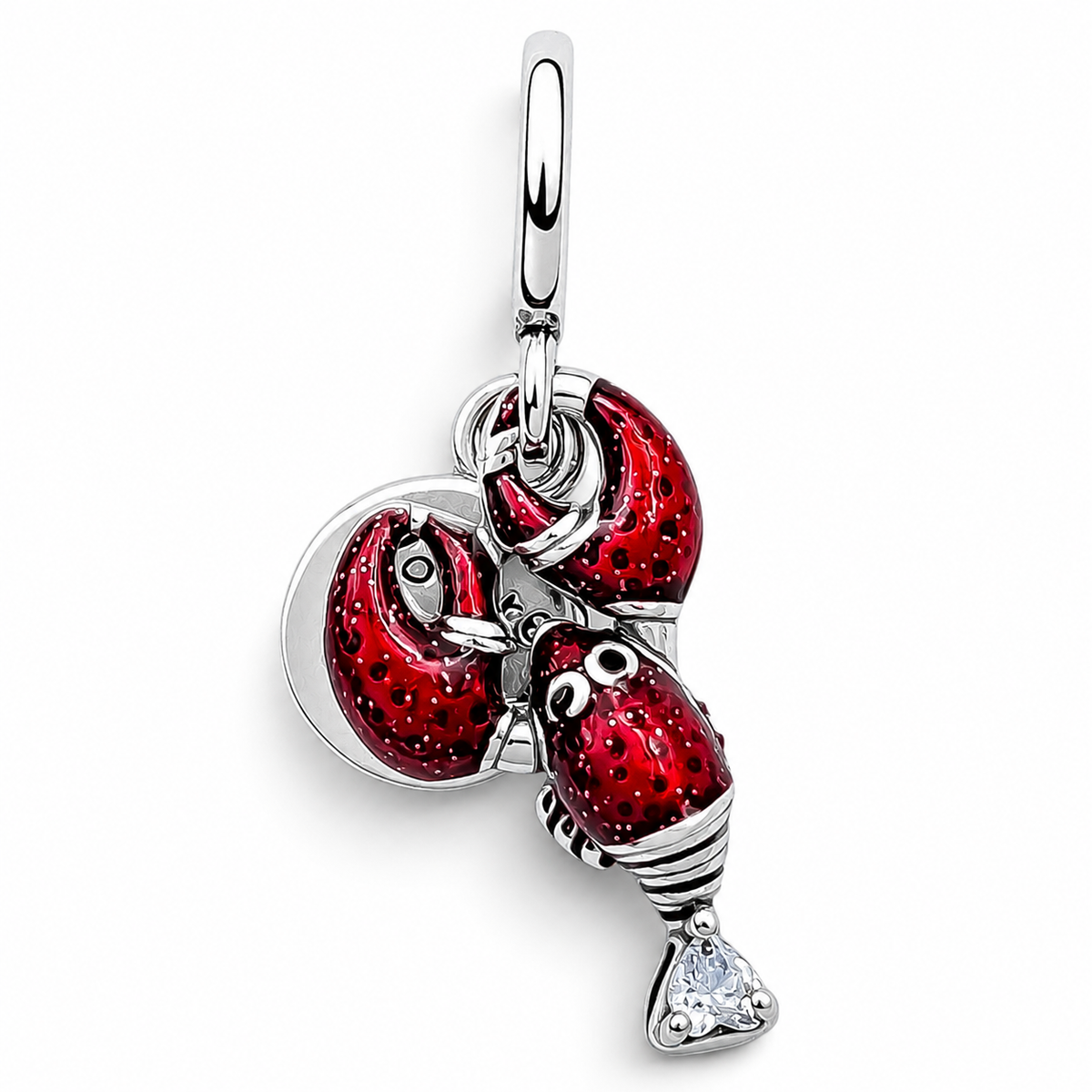 Charm Langosta Plata Ley 925