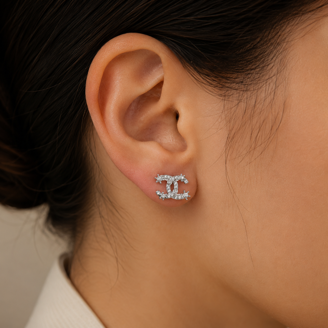 Arete CC Zirconia Plata Ley 925