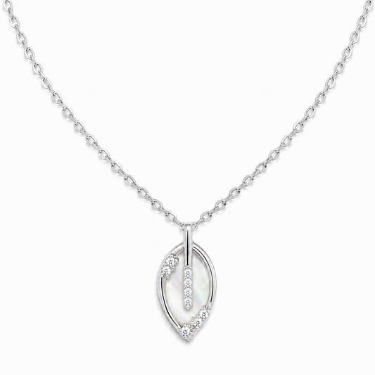 Collar Hoja Blanca