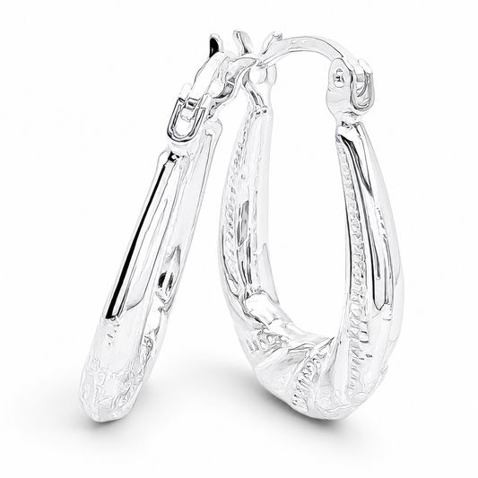 Arracada Canasta Plata Ley 925